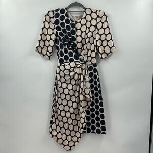 Jason Wu Grey polka dot twist front silk dress